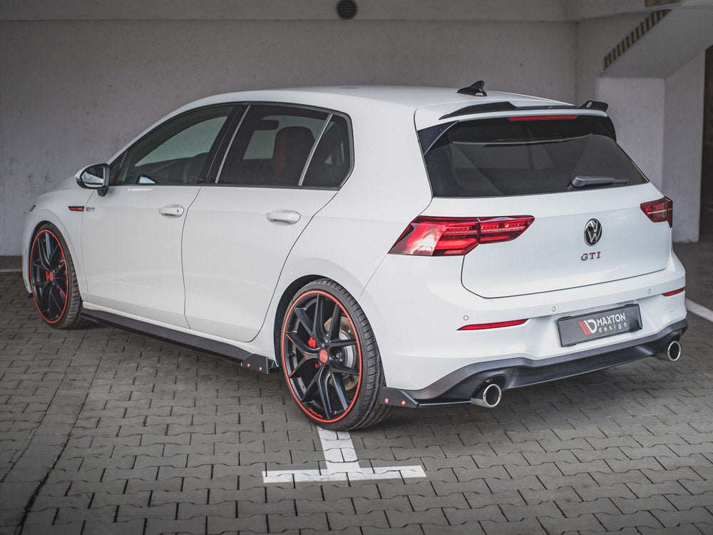 Rear Side Splitters V.2 + Flaps VW Golf 8 GTI Maxton Design