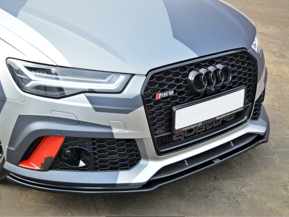 Front Splitter V.1 Audi RS6 C7 2013-UP Maxton Design