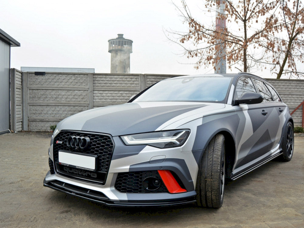 Front Splitter V.1 Audi RS6 C7 2013-UP Maxton Design