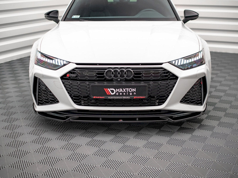 Front Splitter V1 Audi RS6 C8 / RS7 C8 2019- Maxton Design