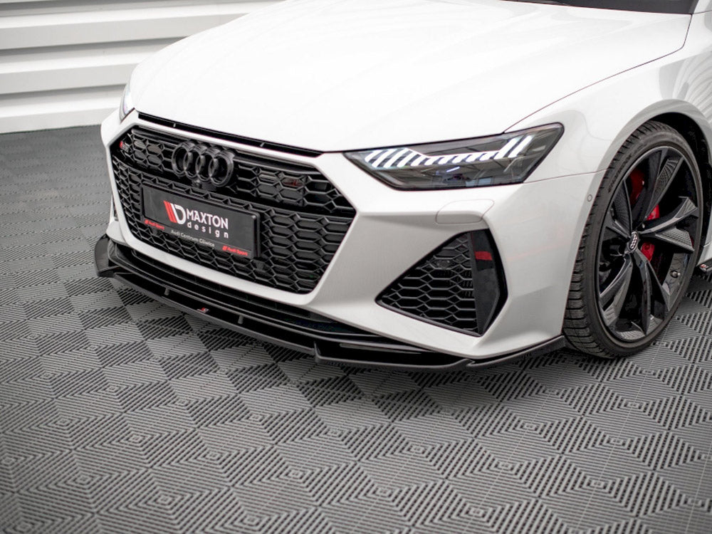 Front Splitter V1 Audi RS6 C8 / RS7 C8 2019- Maxton Design