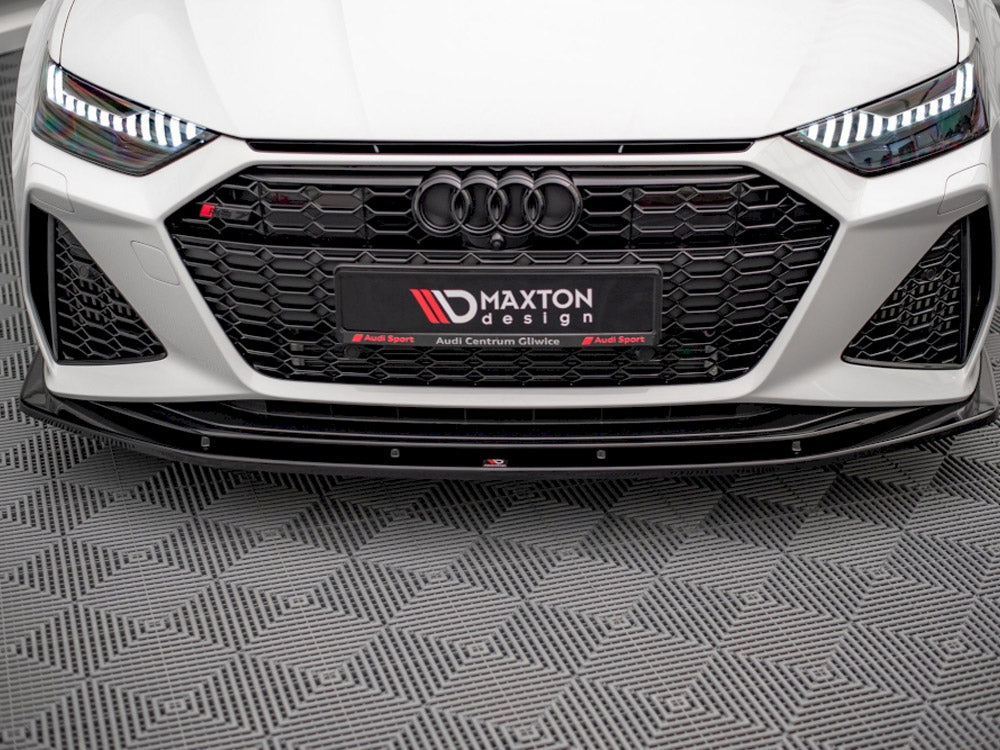 Front Splitter V2 Audi RS6 C8 / RS7 C8 2019- Maxton Design