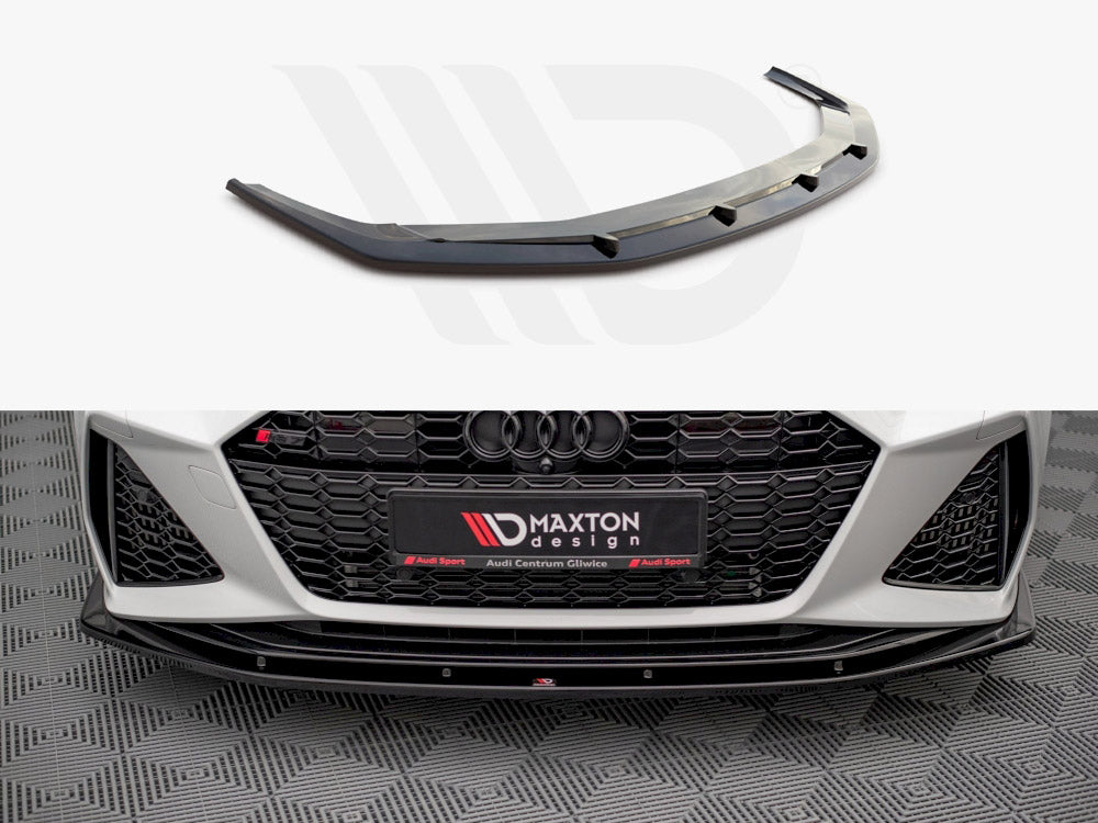 Front Splitter V2 Audi RS6 C8 / RS7 C8 2019- Maxton Design