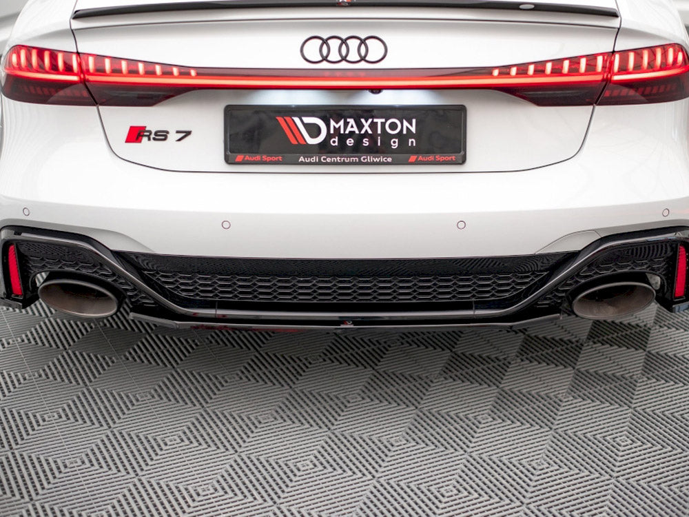 Central Rear Splitter Audi RS6 C8 / RS7 C8 2019- Maxton Design