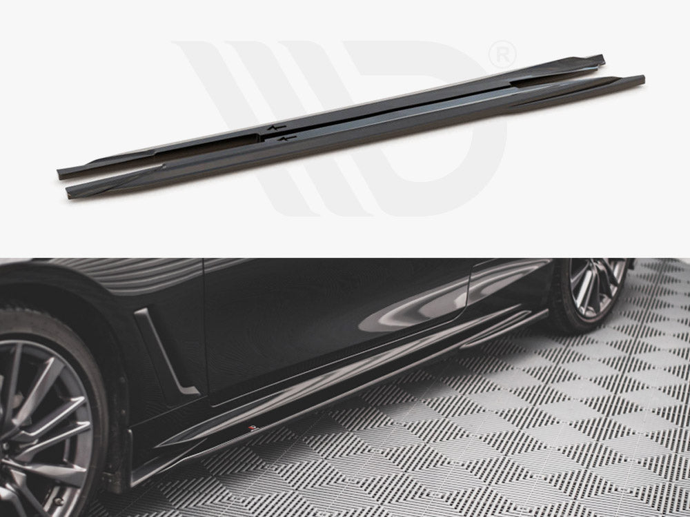 Side Skirts Diffusers Infiniti Q60 S MK2 2017- Maxton Design