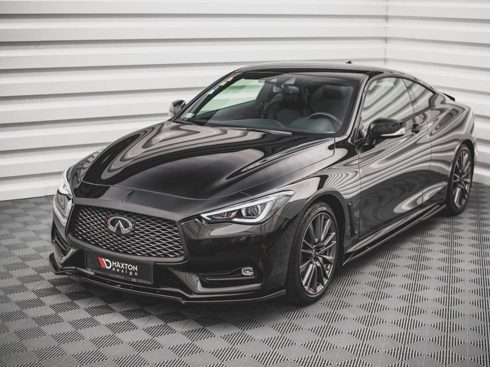 Front Splitter Infiniti Q60 S MK2 2017- Maxton Design