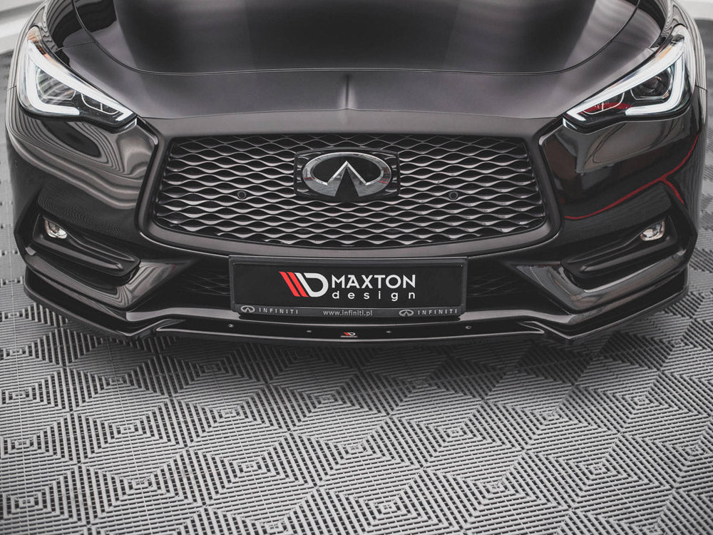 Front Splitter Infiniti Q60 S MK2 2017- Maxton Design