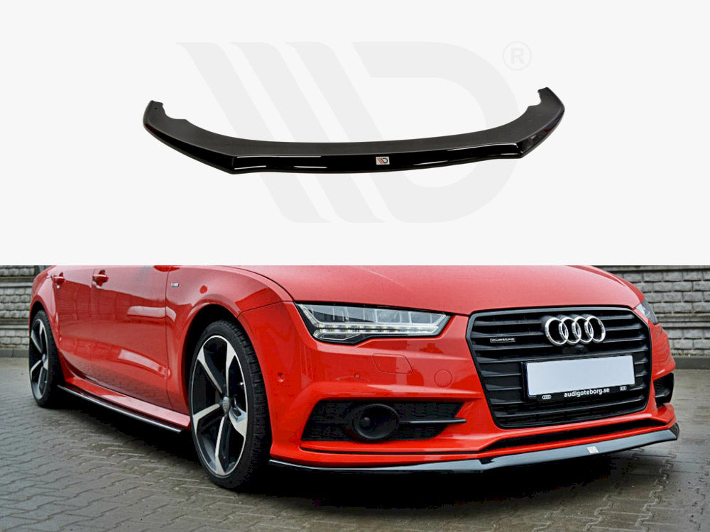 Front Splitter Audi S7 / A7 S-line C7 FL 2014-2017 Maxton Design