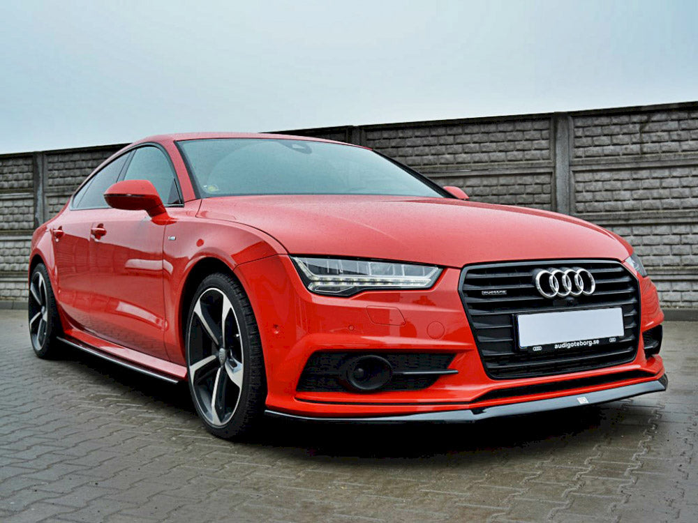 Front Splitter Audi S7 / A7 S-line C7 FL 2014-2017 Maxton Design