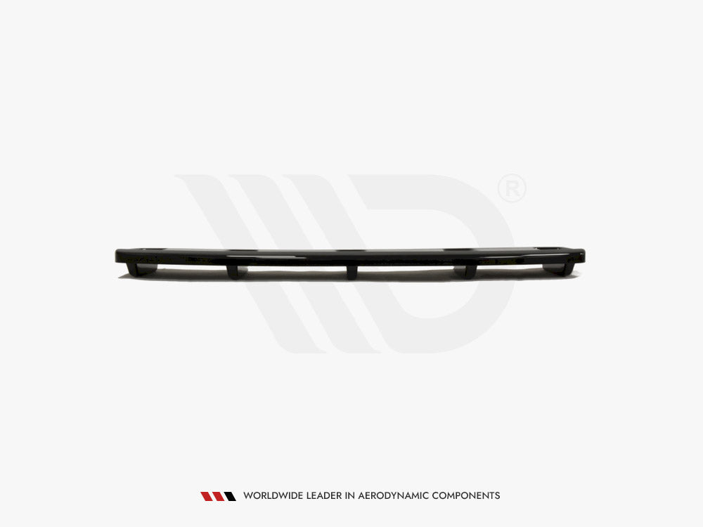 Central Rear Splitter (Vertical Bars) Audi A7 S-Line Facelift Maxton Design