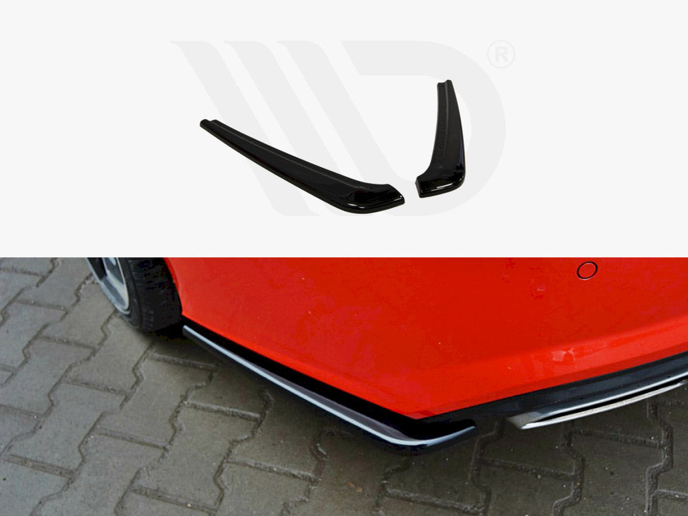 Rear Side Splitters Audi A7 S-line (Facelift) 2014-2018 Maxton Design