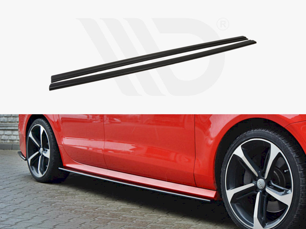 Side Skirts Diffusers Audi S7 / A7 S-line C7 FL 2014-2017 Maxton Design