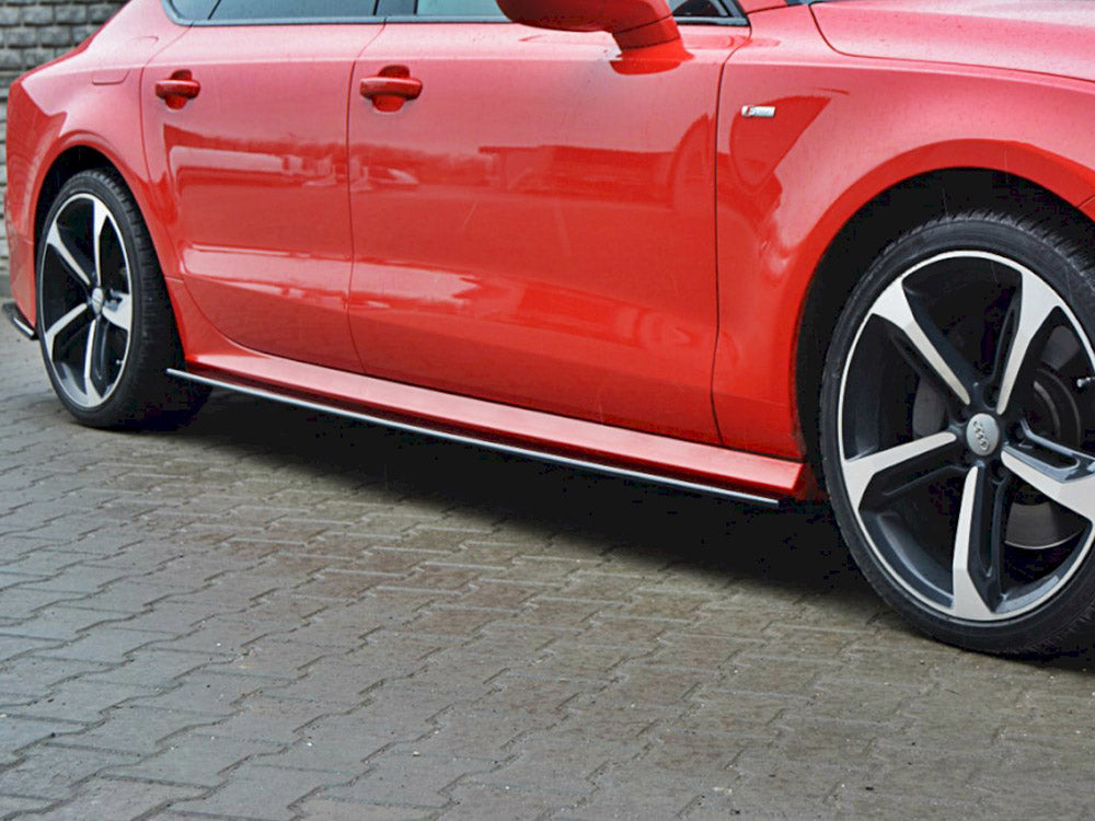 Side Skirts Diffusers Audi S7 / A7 S-line C7 FL 2014-2017 Maxton Design