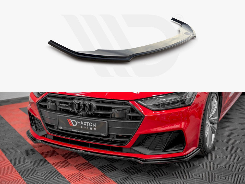 Front Splitter V.1 Audi A7 C8 S-line / S7 C8 2017- Maxton Design