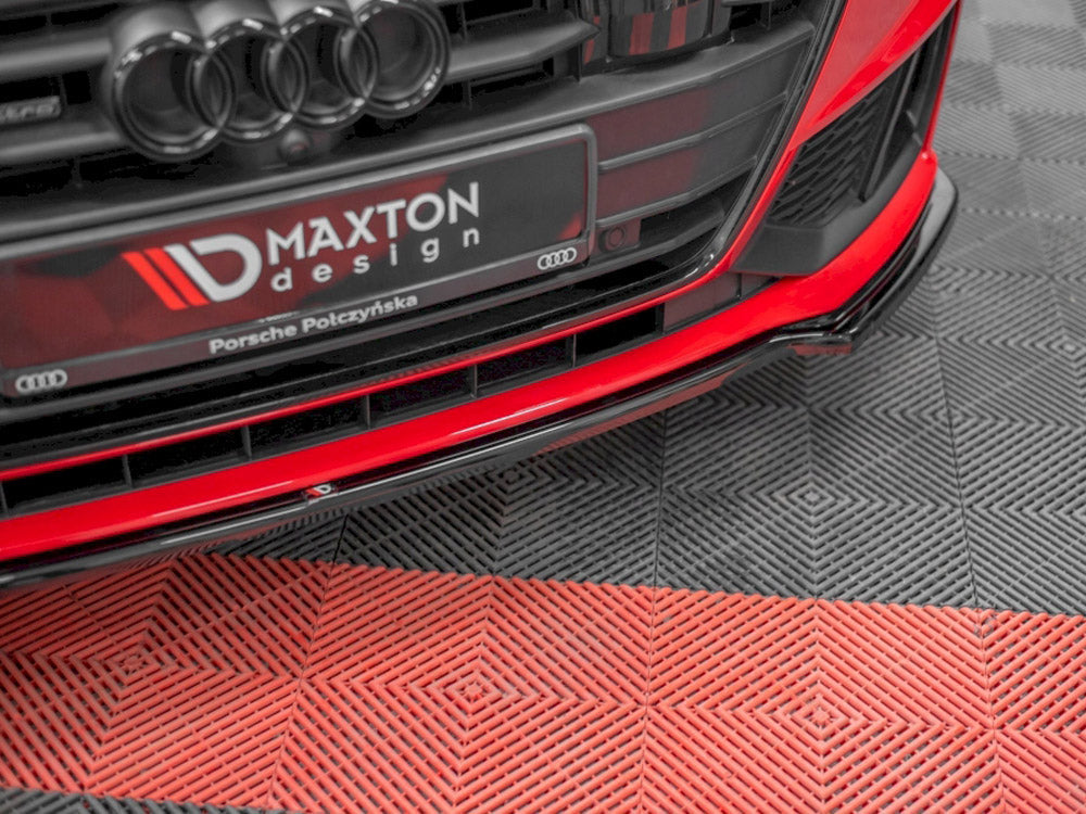 Front Splitter V.1 Audi A7 C8 S-line / S7 C8 2017- Maxton Design