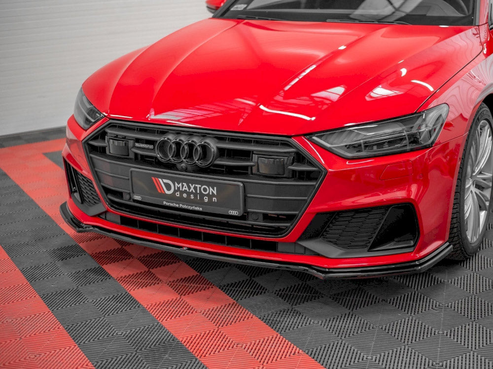 Front Splitter V.1 Audi A7 C8 S-line / S7 C8 2017- Maxton Design