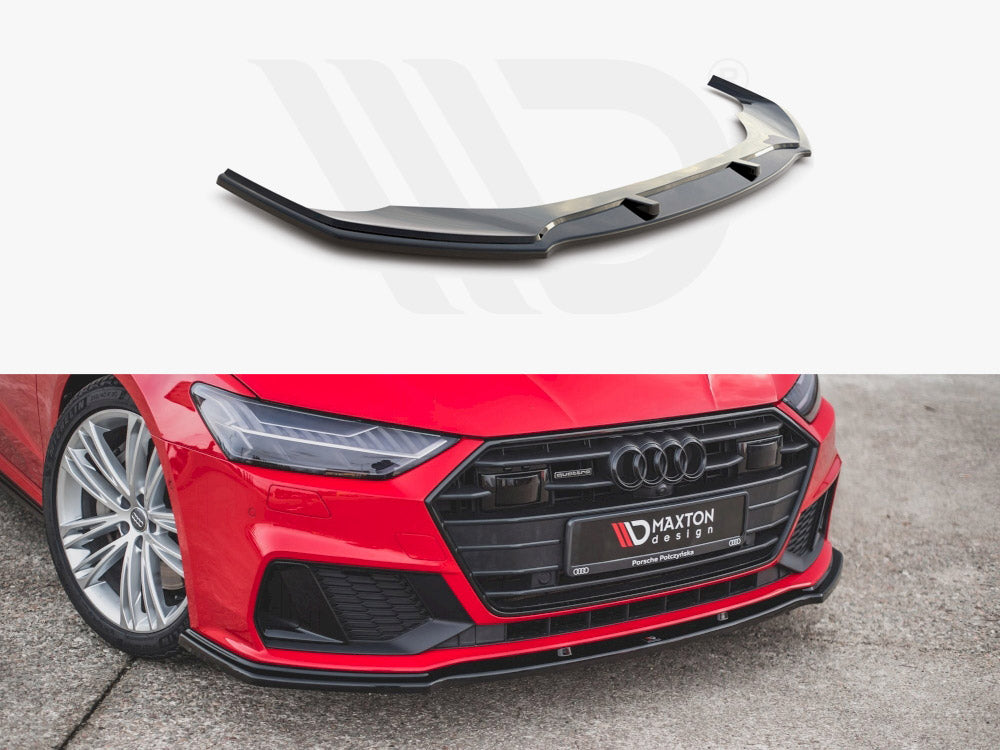 Front Splitter V.2 Audi A7 C8 S-line / S7 C8 2017- Maxton Design