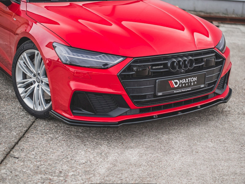 Front Splitter V.2 Audi A7 C8 S-line / S7 C8 2017- Maxton Design