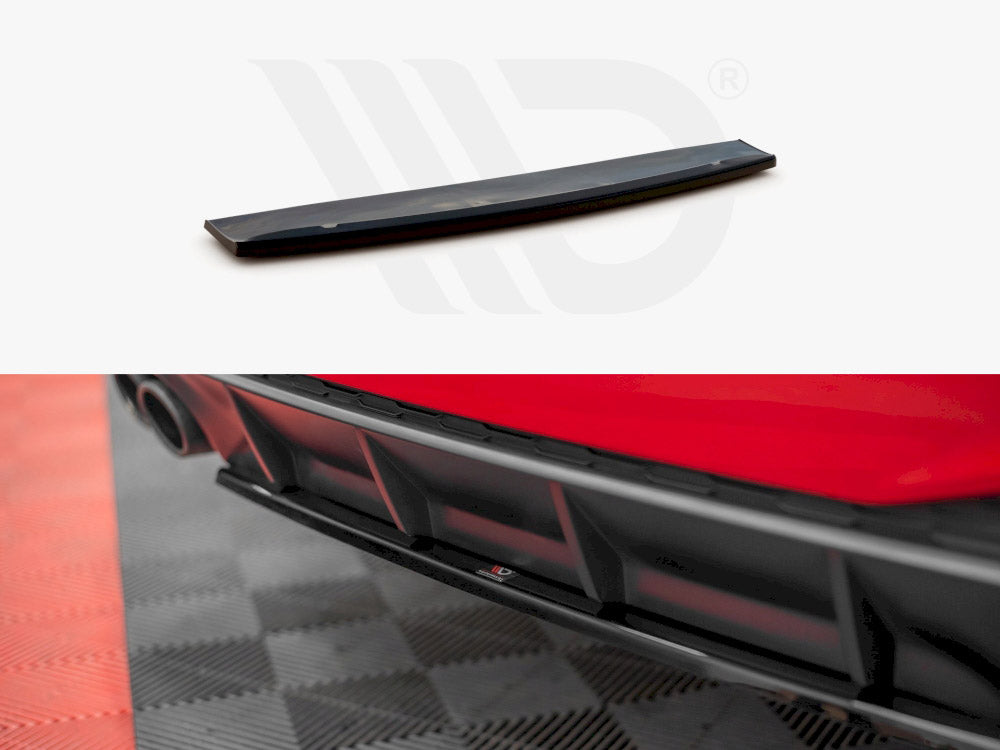 Central Rear Splitter Audi A7 C8 S-Line 2017- Maxton Design