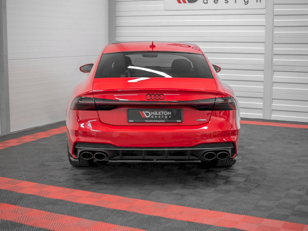 Central Rear Splitter Audi A7 C8 S-Line 2017- Maxton Design