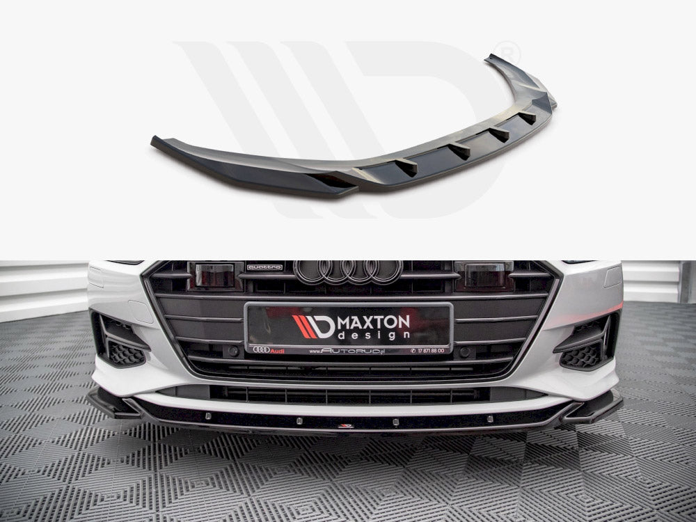 Front Splitter  V.1 Audi A7 C8 Maxton Design