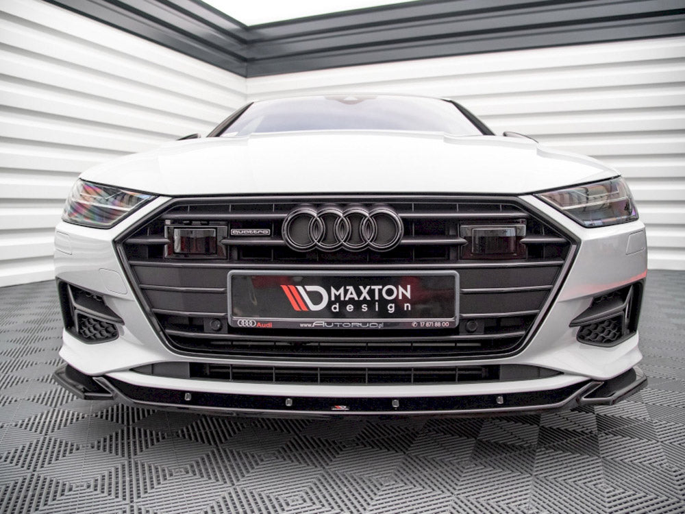 Front Splitter  V.1 Audi A7 C8 Maxton Design