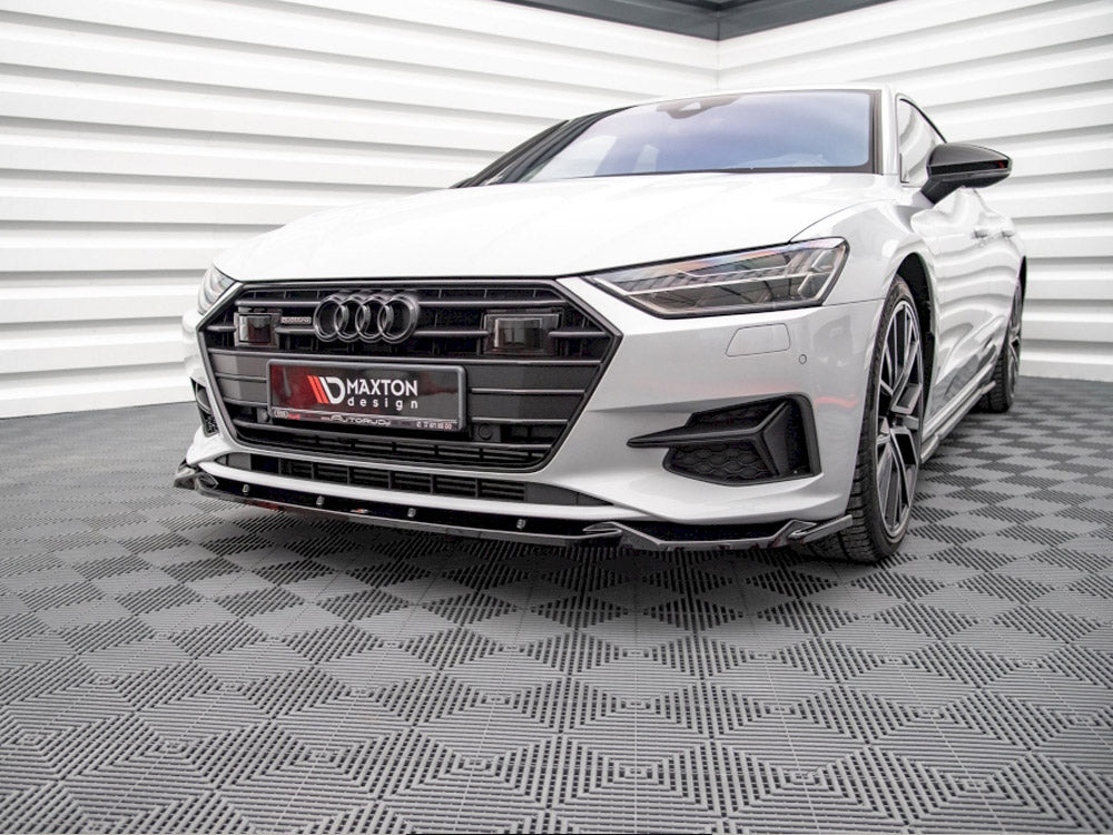 Front Splitter V2 Audi A7 C8 2018- Maxton Design