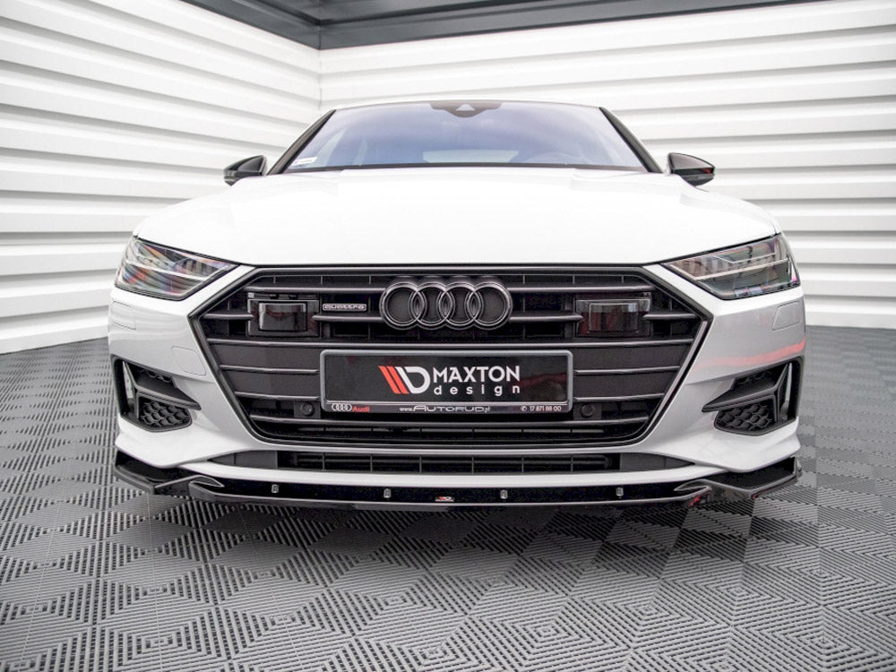 Front Splitter V2 Audi A7 C8 2018- Maxton Design