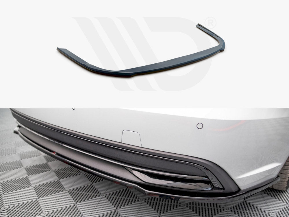 Central Rear Splitter Audi A7 C8 Maxton Design