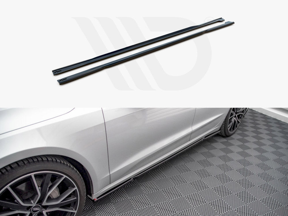 Side Skirts Diffusers Audi A7 C8 2018- Maxton Design