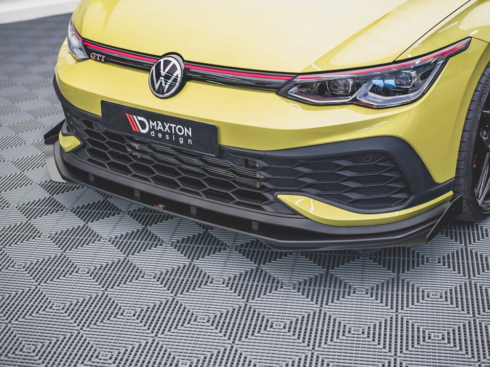 Racing Durability Front Splitter + Flaps VW Golf 8 GTI Clubsport 2020- Maxton Design