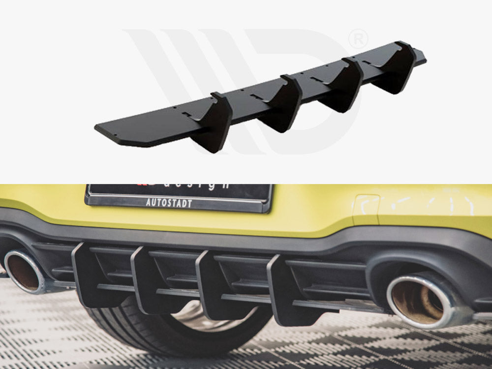 Racing Durability Rear Diffuser V.1 VW Golf 8 GTI Clubsport 2020- Maxton Design