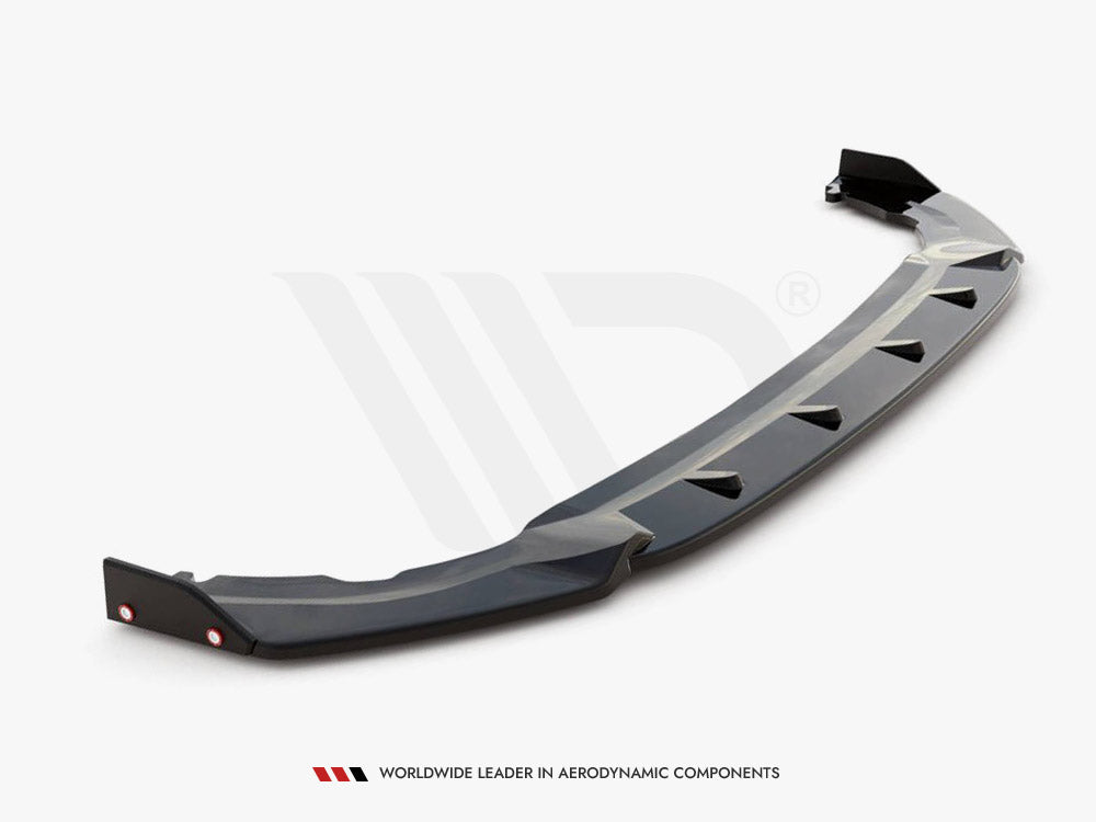 Front Splitter V.1 + Flaps VW Golf 8 GTI Clubsport Maxton Design