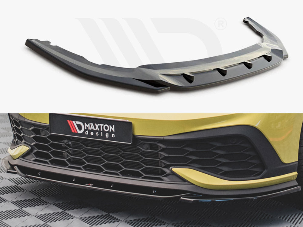 Front Splitter V2 VW Golf 8 GTI Clubsport 2020- Maxton Design