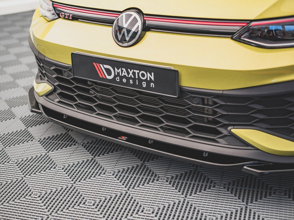 Front Splitter V2 VW Golf 8 GTI Clubsport 2020- Maxton Design