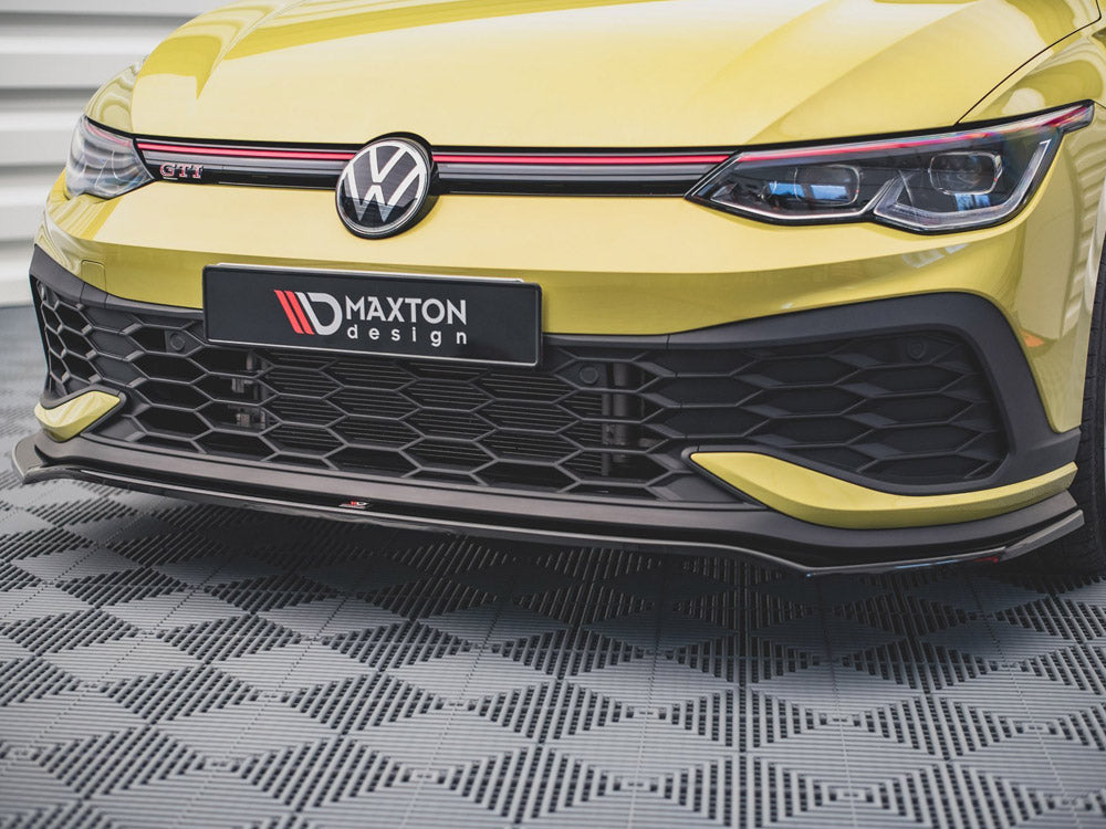 Front Splitter V3 VW Golf 8 GTI Clubsport 2020- Maxton Design