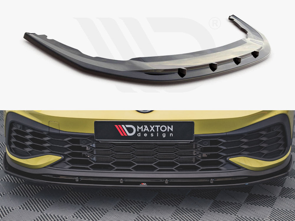 Front Splitter V4 VW Golf 8 GTI Clubsport 2020- Maxton Design