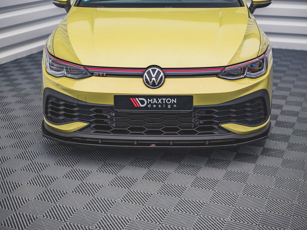 Front Splitter V4 VW Golf 8 GTI Clubsport 2020- Maxton Design