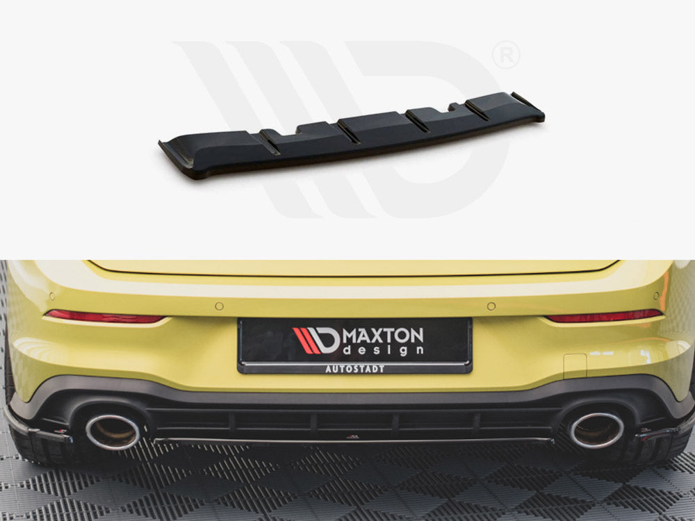 Central Rear Splitter VW Golf 8 GTI Clubsport 2020- Maxton Design