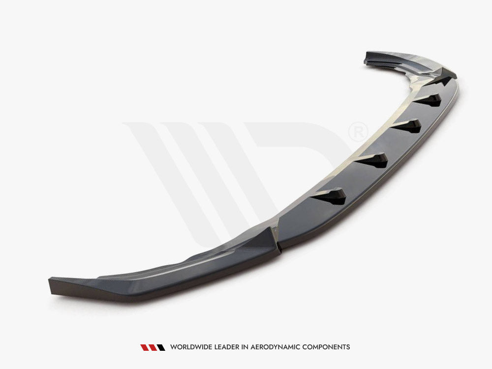 Front Splitter V.2 VW Golf R MK8 2020- Maxton Design