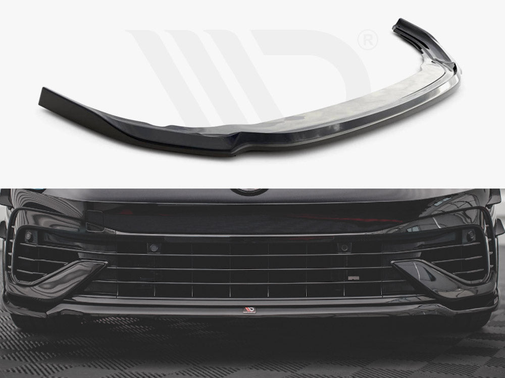 Front Splitter V.6 VW Golf R MK8 2020- Maxton Design