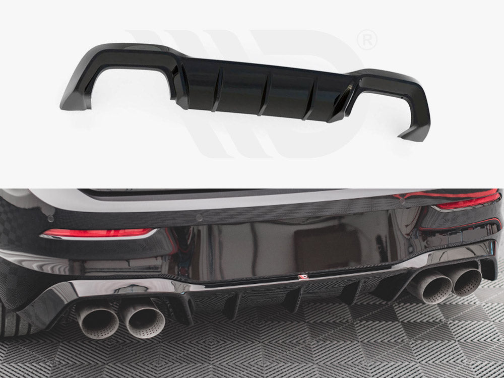 Rear Valance V.1 Volkswagen Golf R MK8 2020- Maxton Design