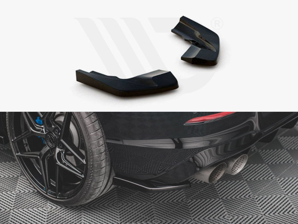 Rear Side Splitters V.2 VW Golf R MK8 2020- Maxton Design