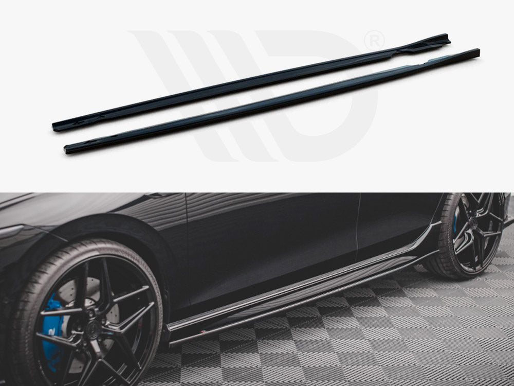 Side Skirts Diffusers V.2 VW Golf R MK8 2020- Maxton Design