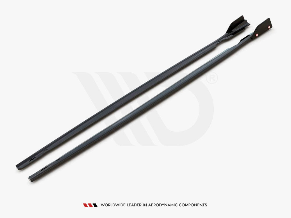 Side Skirts Diffusers V.2 + Flaps VW Golf R Mk8 Maxton Design