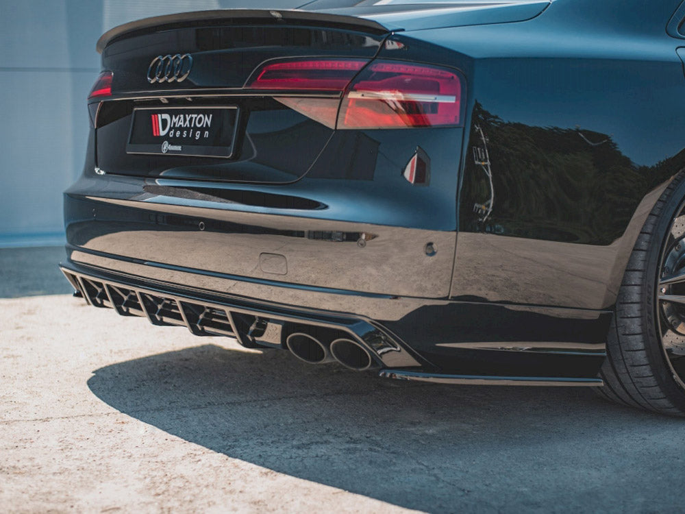 Rear Side Splitters V.2 Audi S8 D4 Facelift 2015-2017 Maxton Design