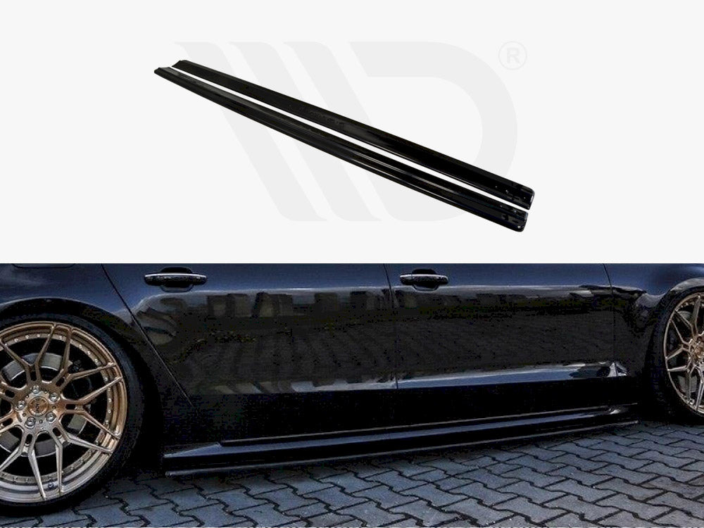 Side Skirts Diffusers Audi S8 D4 FL 2015-2017 Maxton Design