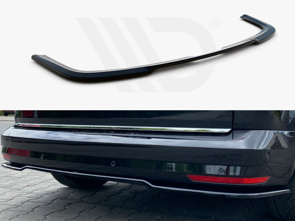 Central Rear Splitter Volkswagen Caddy MK4 2015-2020 Maxton Design