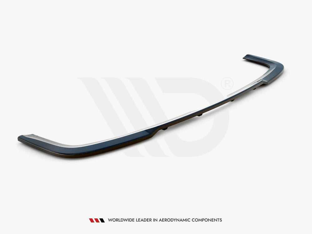 Central Rear Splitter (W/ Vertical Bars) Volkswagen Caddy MK4 2015-2020 Maxton Design