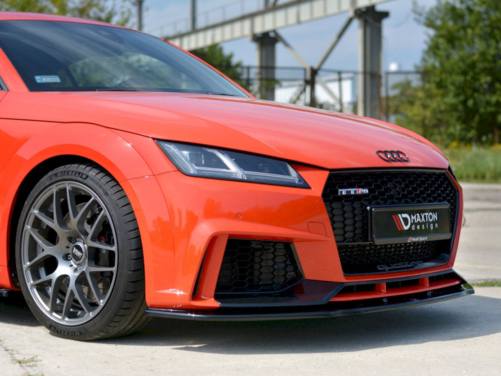 Front Splitter V.1 Audi TT MK3 (8S) RS 2016-2020 Maxton Design